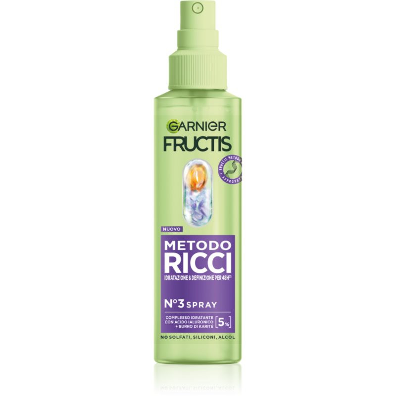 Garnier Fructis Metodo Ricci moisturising hair mist for activation of curls 150 ml