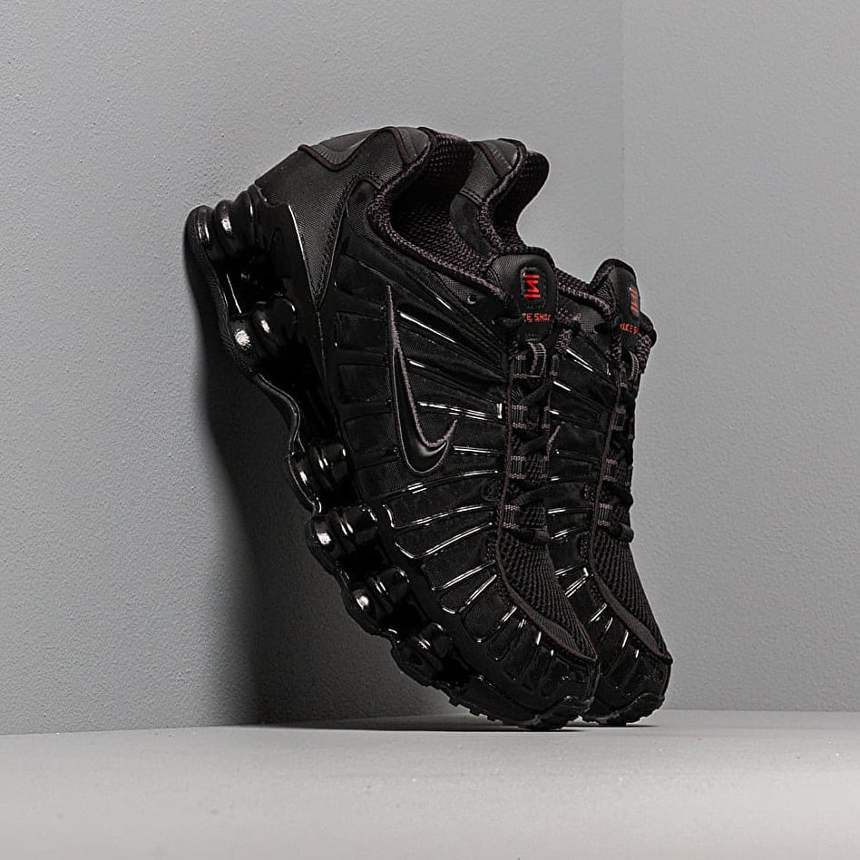 Sneakers Nike Shox TL Black/ Black-Mtlc Hematite-Max Orange UK 9.5