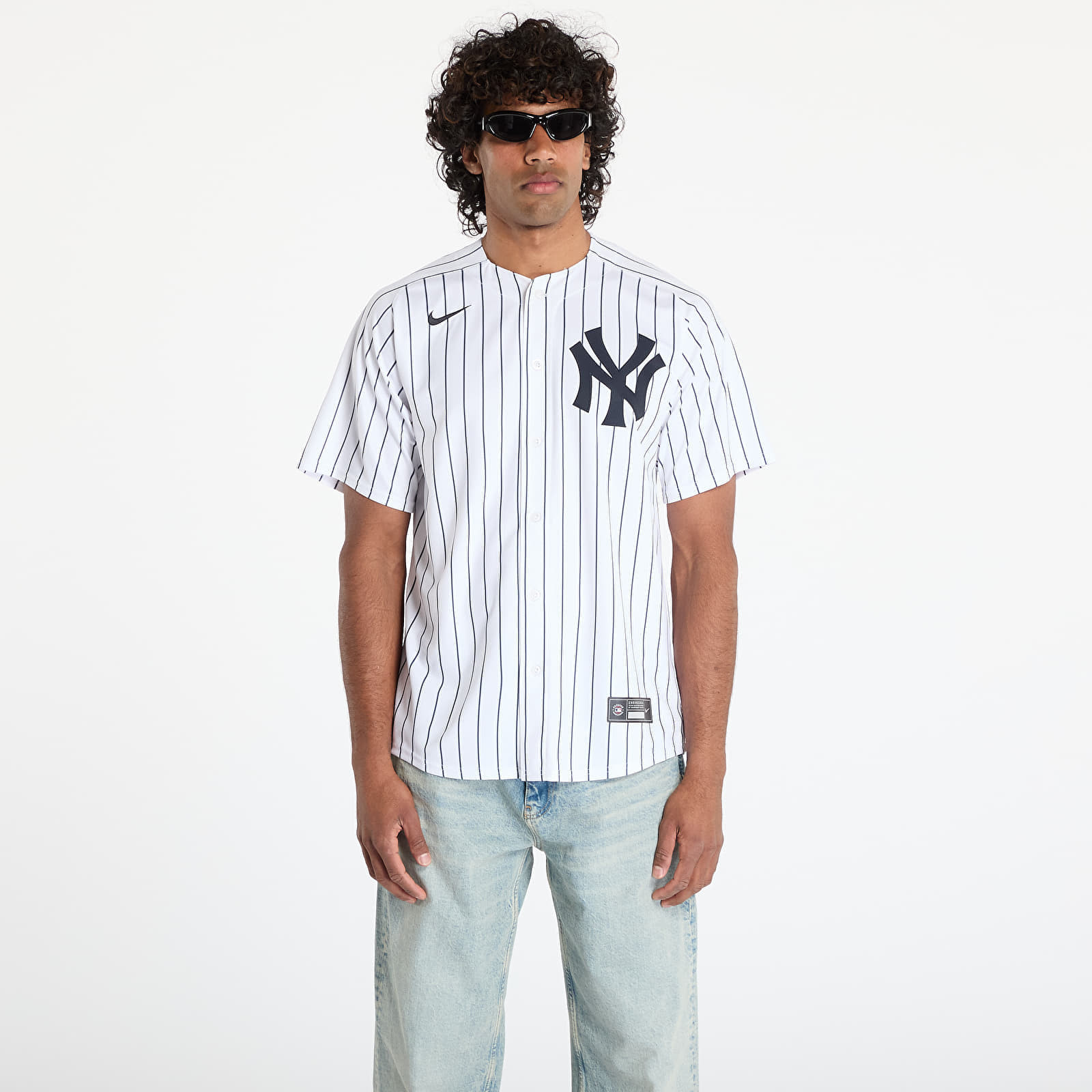 Jersey Nike MLB Limited Home Men's Jersey New York Yankees White S