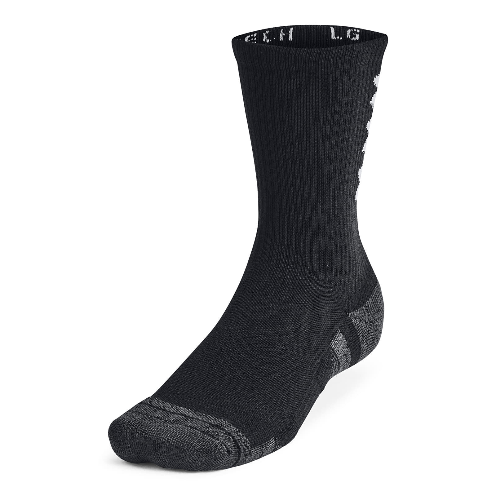 Under Armour Perf Tech Nov 3-Pack Crew Black/ Black/ White M