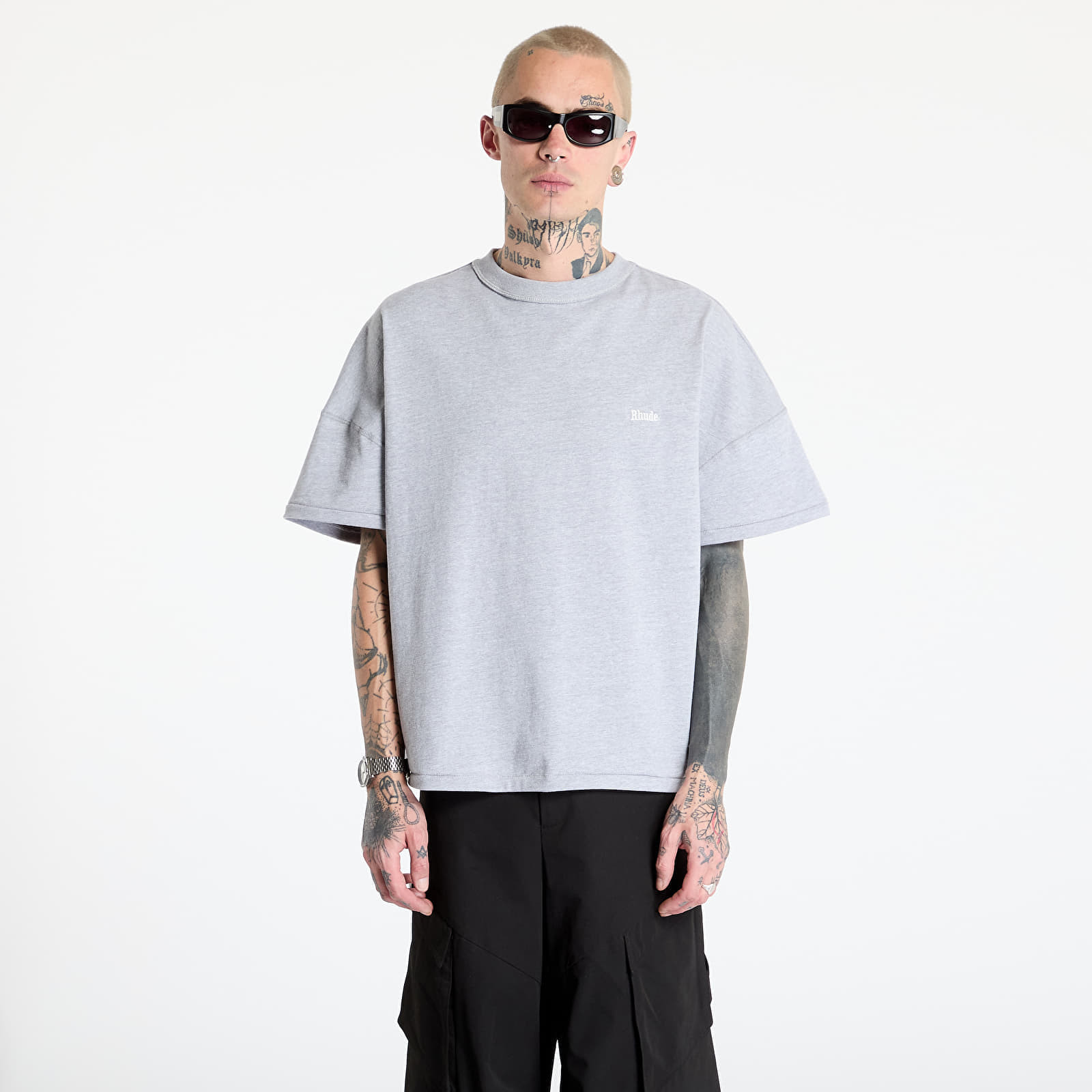 T-shirt Rhude Classique Reverse Tee Heather Gray S