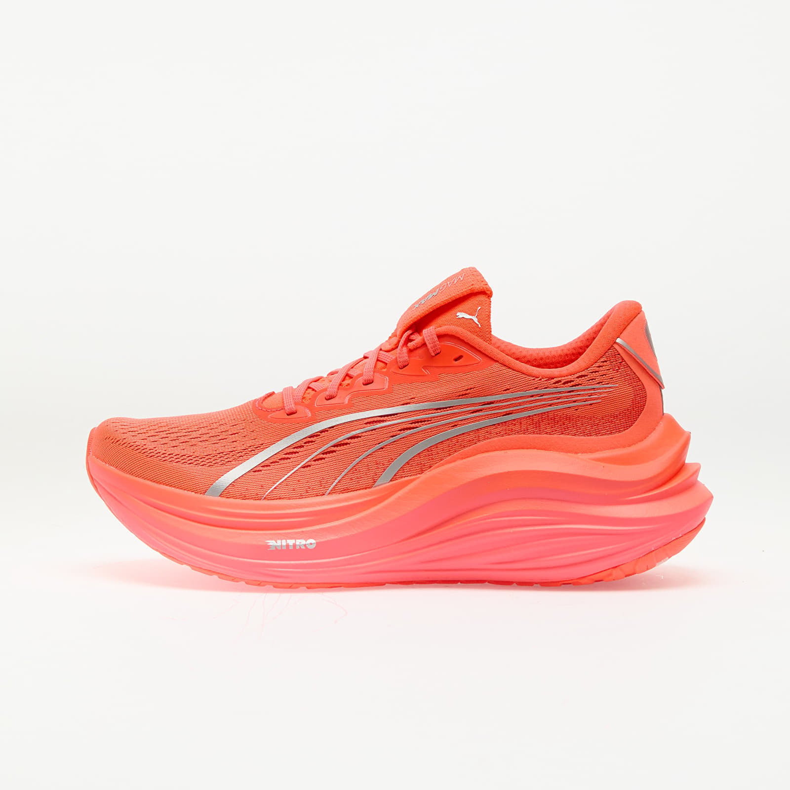 Sneakers Puma MagMax NITRO Wns Glowing Red-Puma Silver UK 4.5