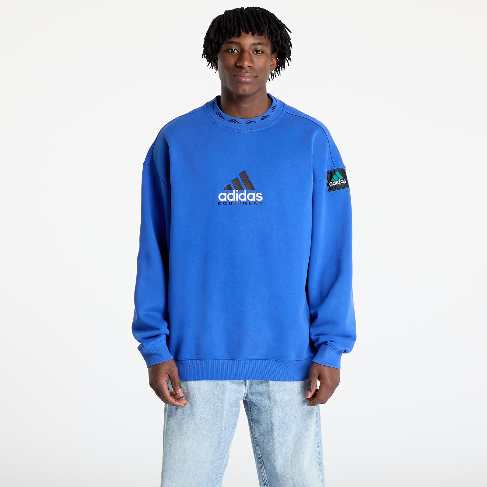 Sweatshirt adidas Equipment Wash Crewneck Sweatshirt Equipment Blue S
