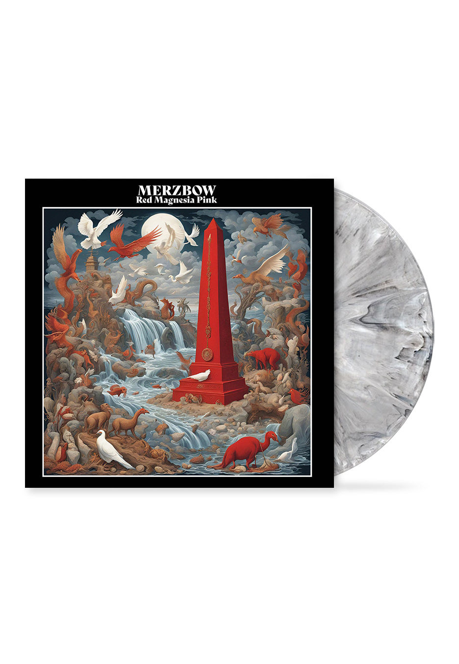 Merzbow - Red Magnesia Pink Ltd. Black/White - Marbled Vinyl