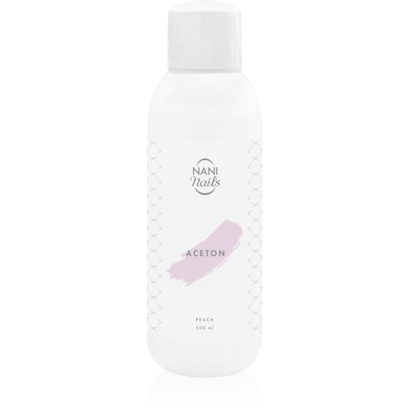 NaniNails NANI Peach pure acetone for removing gel nails 500 ml