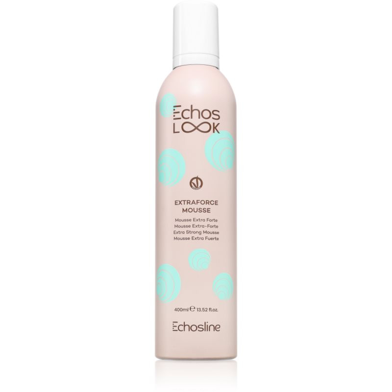 Echosline Extraforce Mousse foam for smooth styling and volume 400 ml