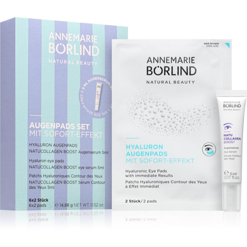 ANNEMARIE BÖRLIND EYES & LIPS Eye Pads Set intense hydration set for the eye area