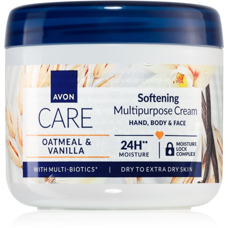 Avon Care Oatmeal & Vanilla multi-purpose cream for face, hands and body 400 ml