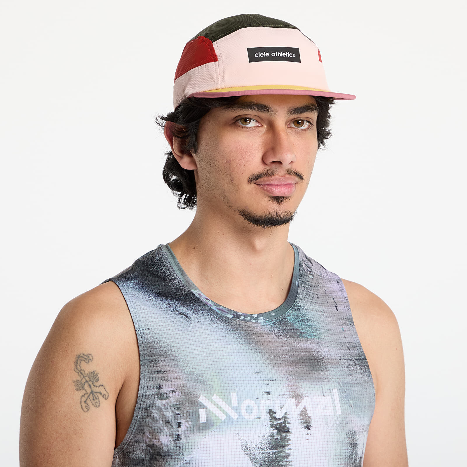 Cap Ciele Athletics GOCap Field IconicBar Peach skin/ Seaweed M/L
