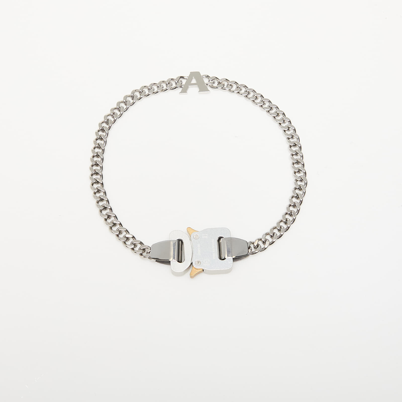 Alyx Studio Buckle Necklace With Charm Silver M