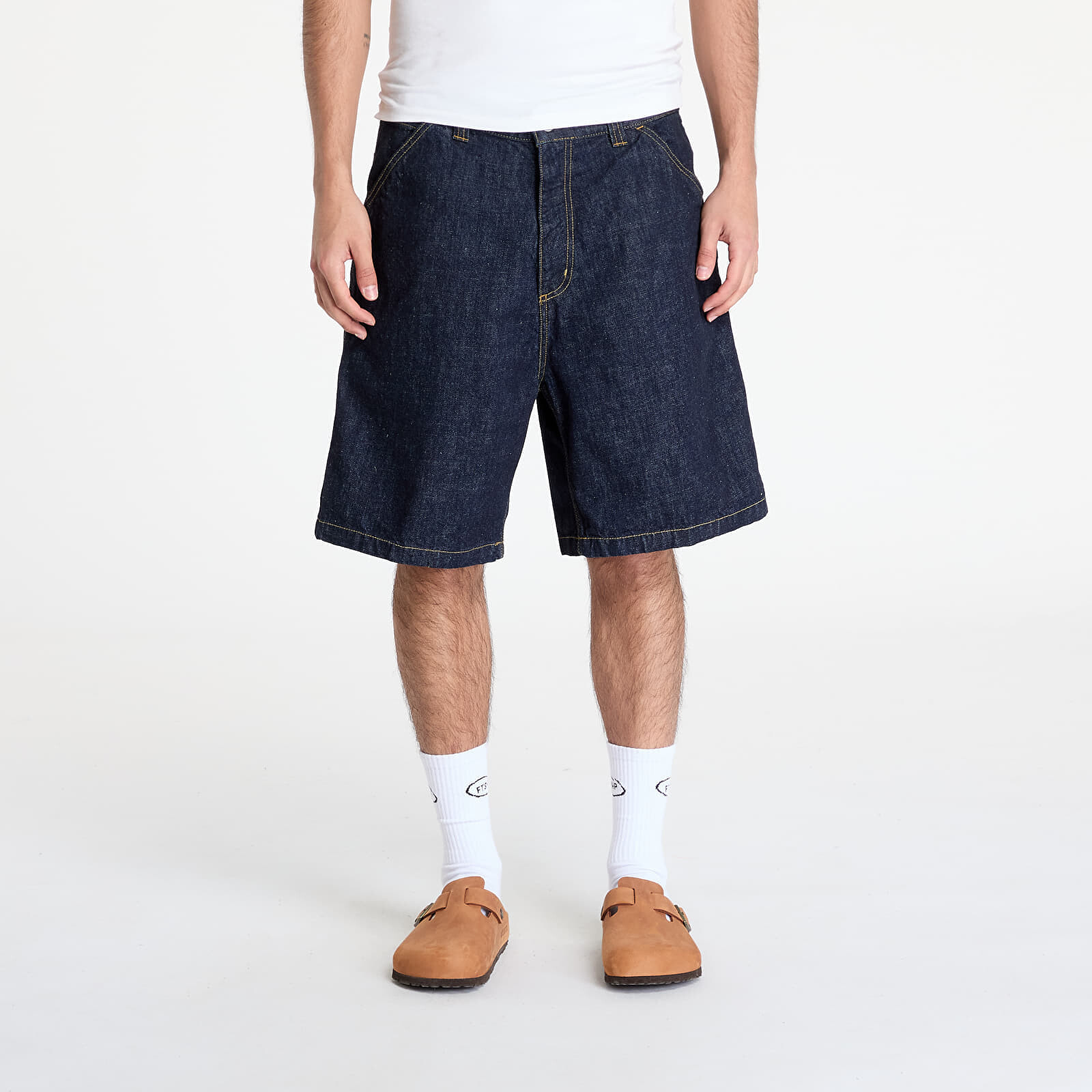 Shorts Carhartt WIP OG Single Knee Short Blue Rinsed S