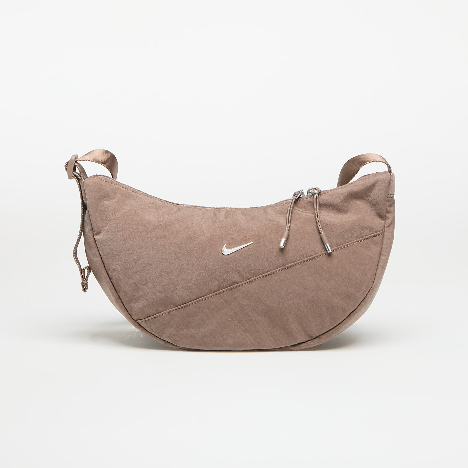 Bag Nike Aura Crescent Crossbody Bag (4L) Mink Brown/ Mink Brown/ Matte Silver Universal