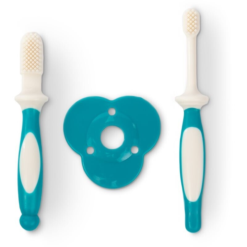 Baboo Toothbrush Set dental care set for babies 6-12 m 2 pc