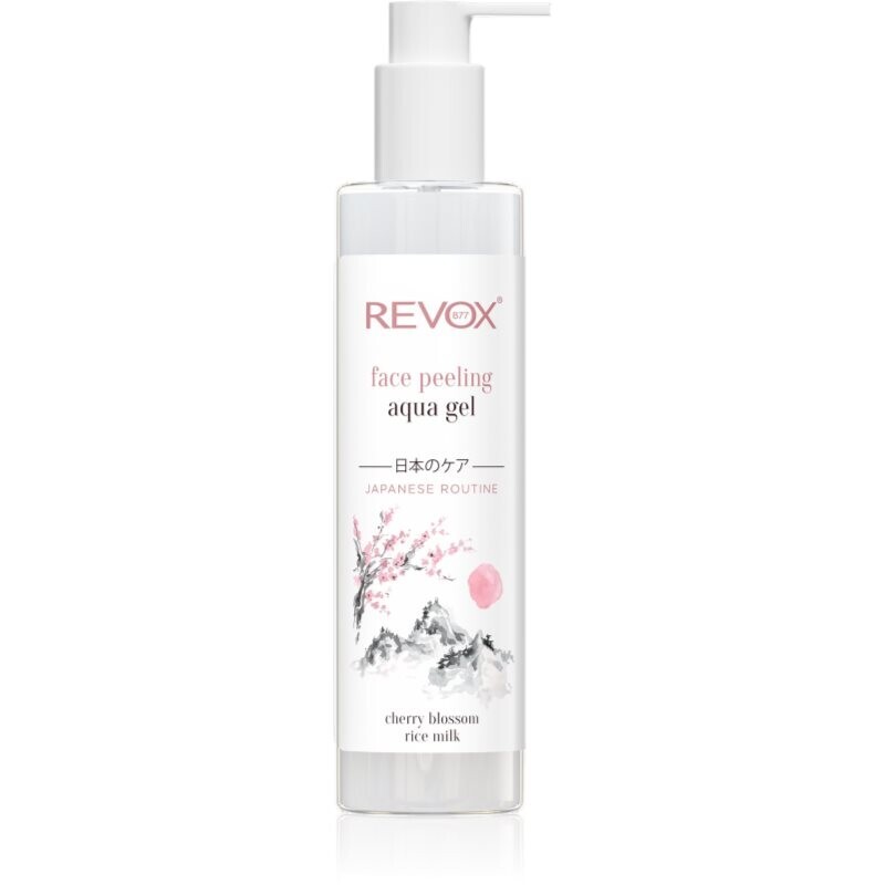Revox B77 Japanese Routine Face Peeling Aqua Gel gentle facial scrub for the face 250 ml