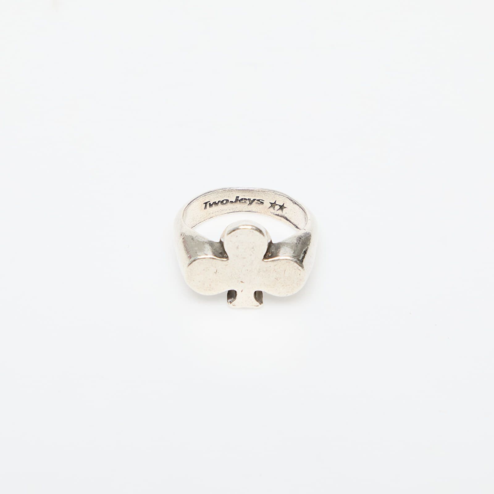 TwoJeys Clover Ring Silver 60 mm