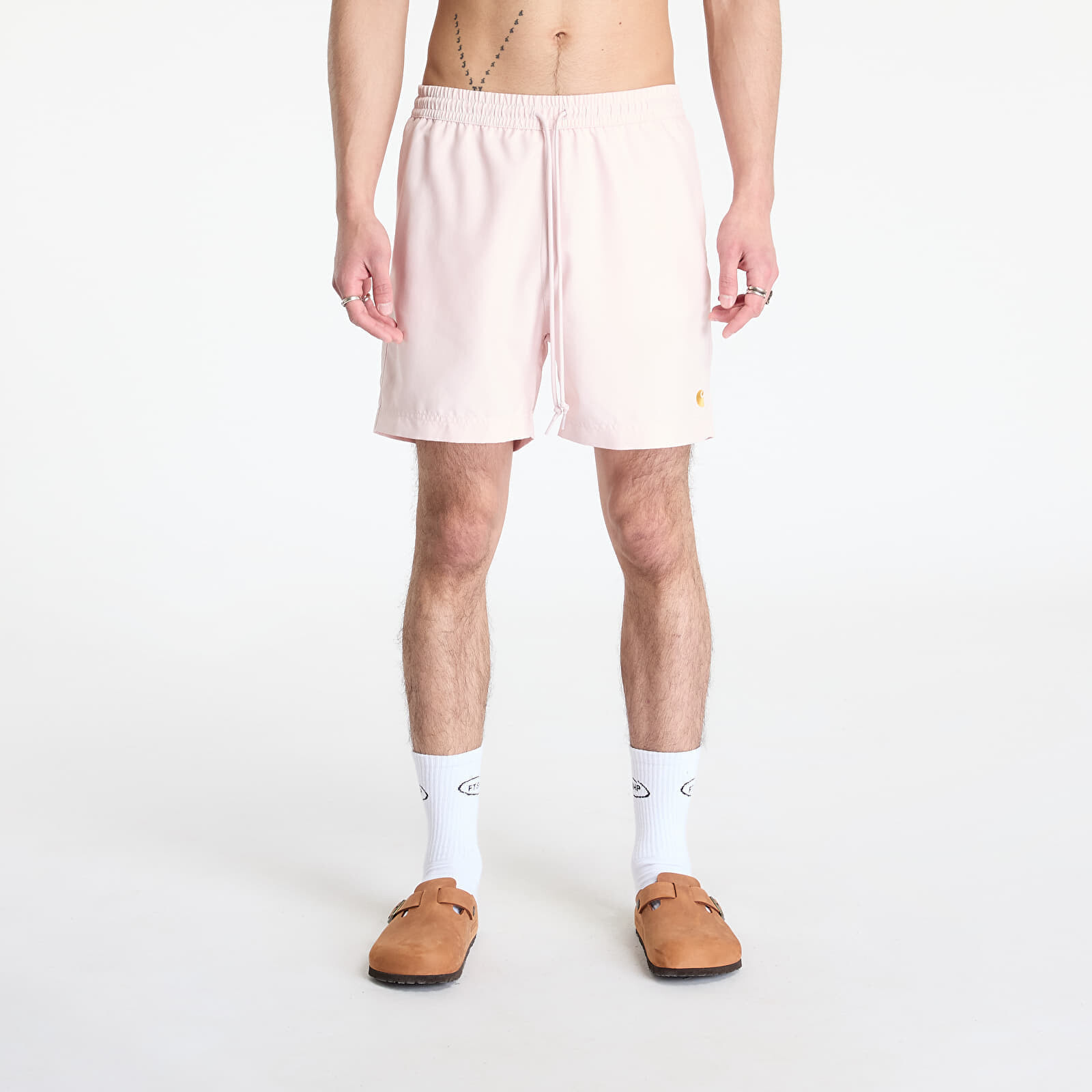 Swimsuits Carhartt WIP Chase Swim Trunks Air Pink/ Gold XS