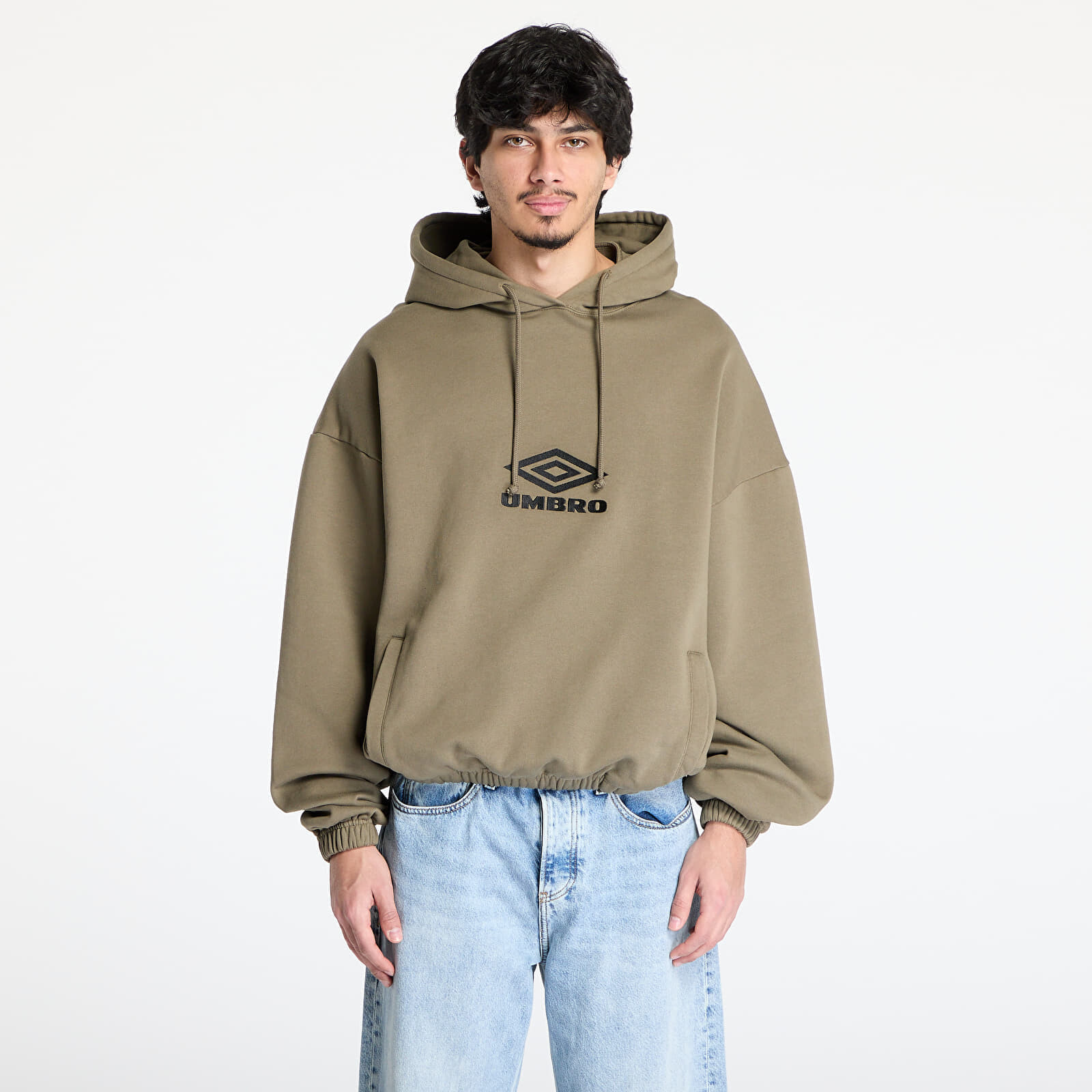 Sweatshirt Umbro Og Logo Mask Hoodie Army Green L