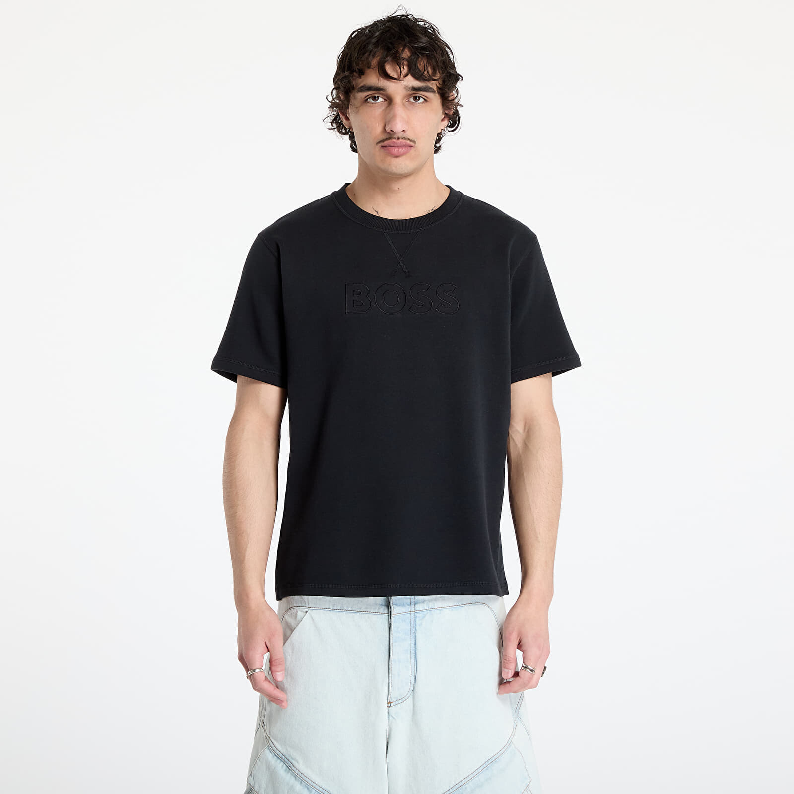 T-shirt Hugo Boss Men-L-David T-Shirt Black S