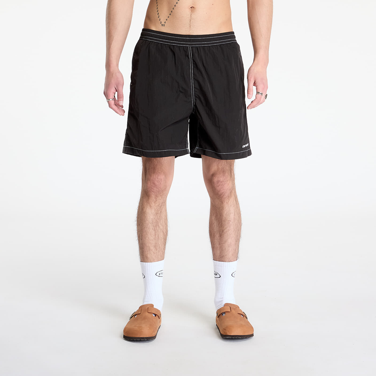 Swimsuits Carhartt WIP Canby Swim Trunks Black/ White XS