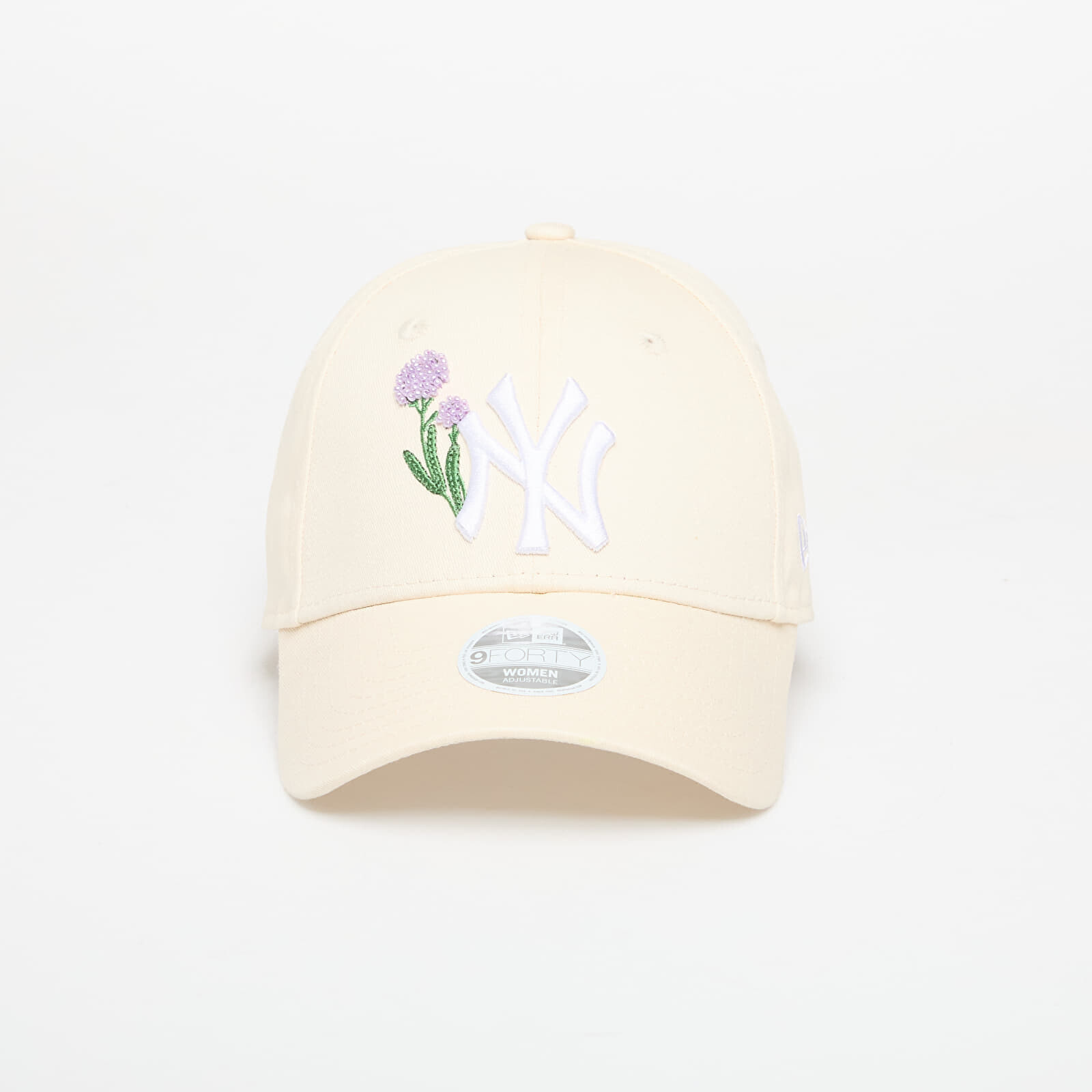 Cap New Era New York Yankees Womens MLB Beaded 9FORTY Adjustable Cap Light Cream Universal