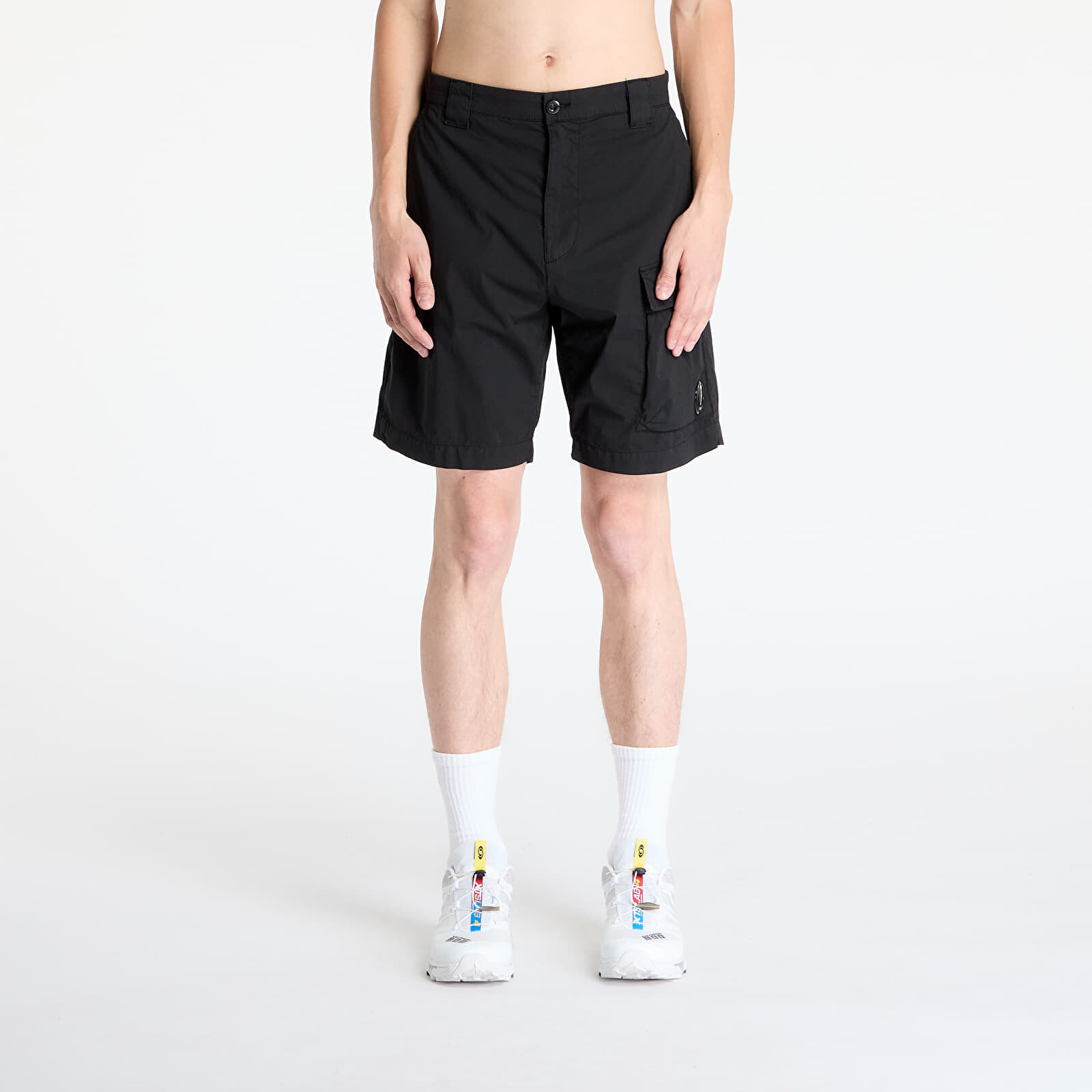 Shorts C.P. Company 50 Fili Stretch Cargo Shorts Black 46