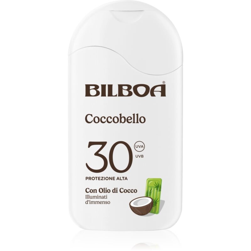 Bilboa Coccobello Latte sunscreen lotion with coconut oil SPF 30 200 ml