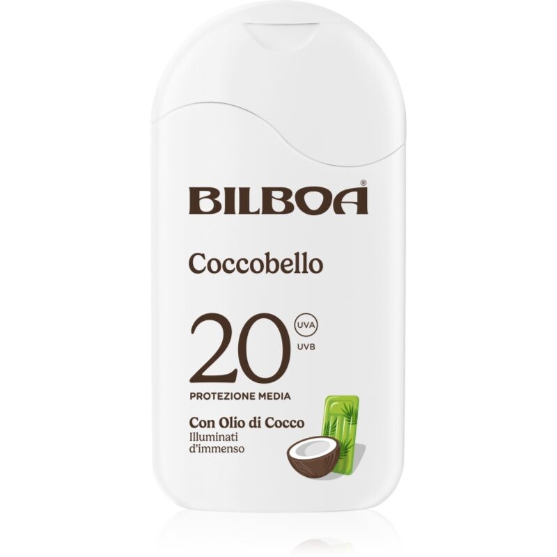 Bilboa Coccobello Latte sunscreen lotion with coconut oil SPF 20 200 ml