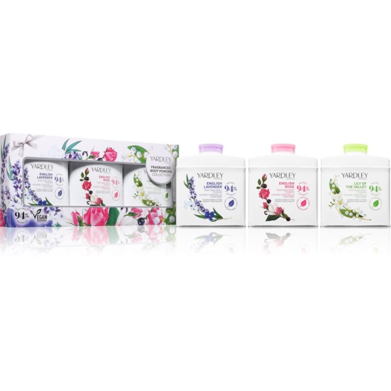 Yardley Fragranced Body Powder Collection set for women