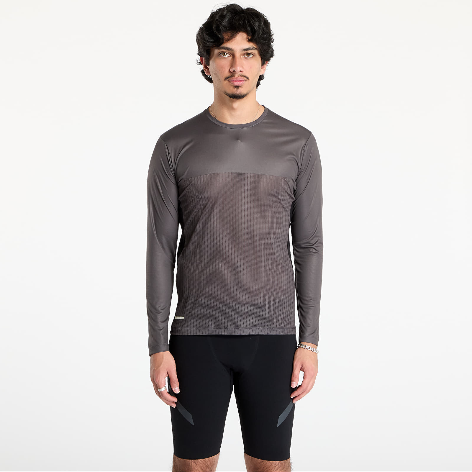 T-shirt SOAR Men's Long Sleeve Hot Weather T-Shirt Black/ Grey XL