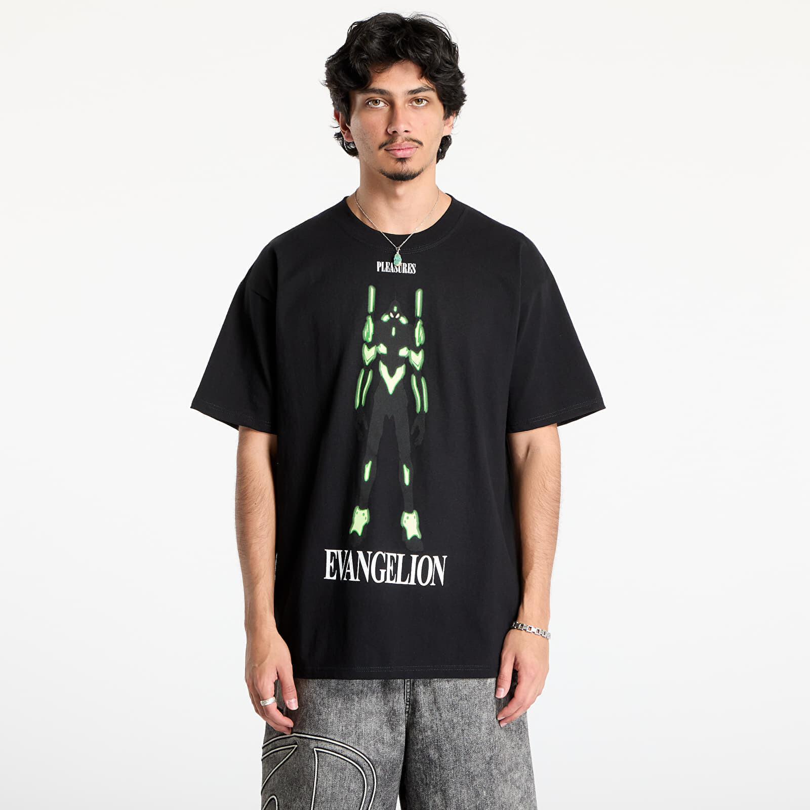 T-shirt PLEASURES Eva 1 T-Shirt Black S