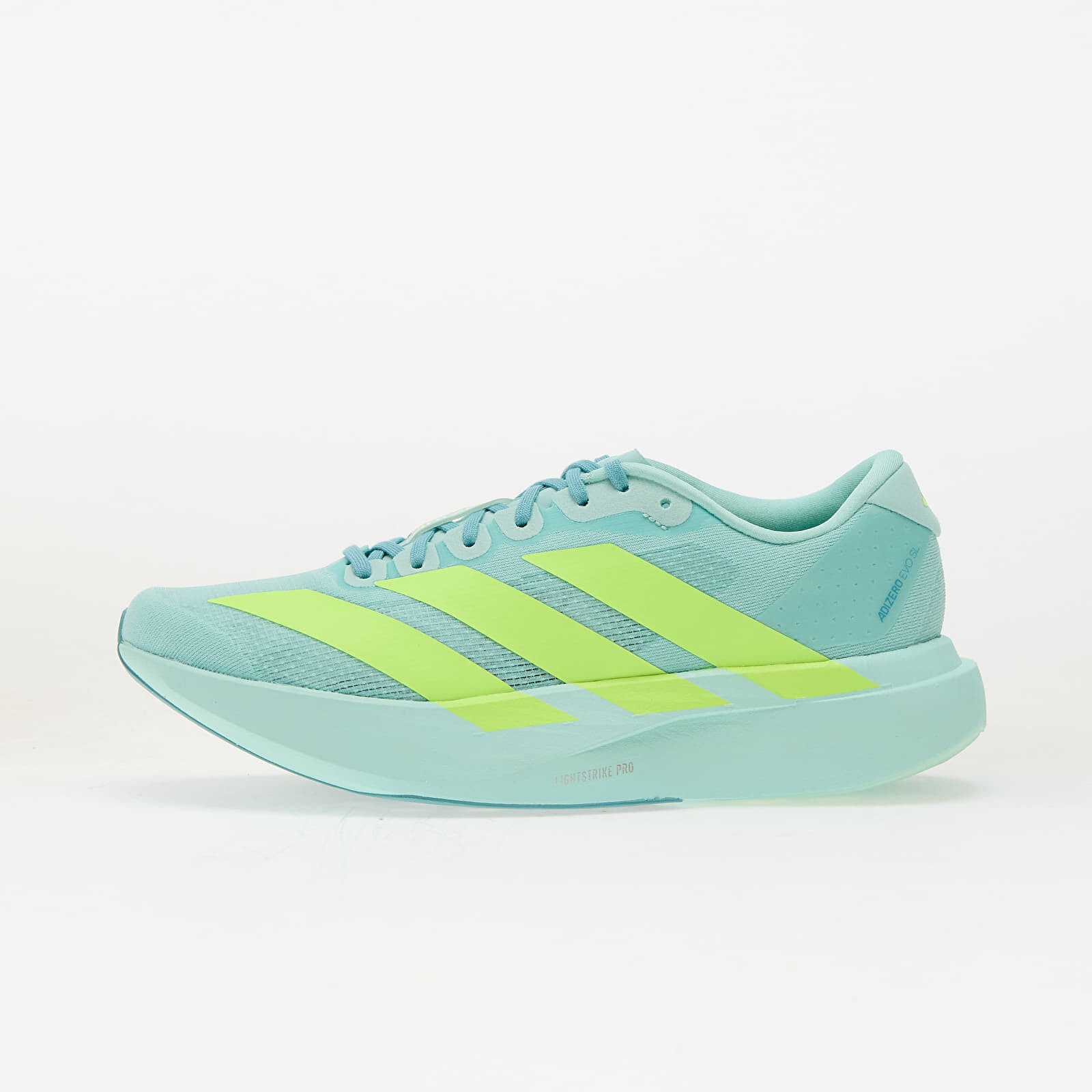 Sneakers adidas Adizero EVO SL Semi Flash Aqua/ Lucid Lemon/ Mint Ton UK 3.5
