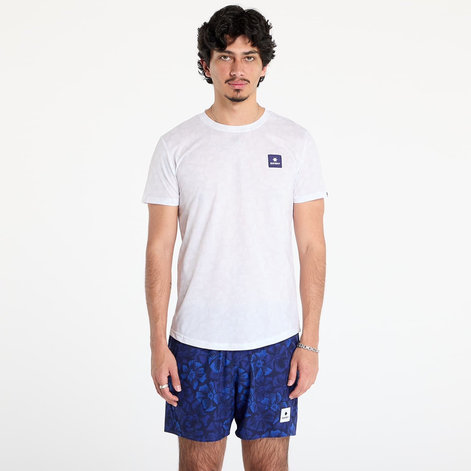 T-shirt SAYSKY Flower Combat T-Shirt White AOP L