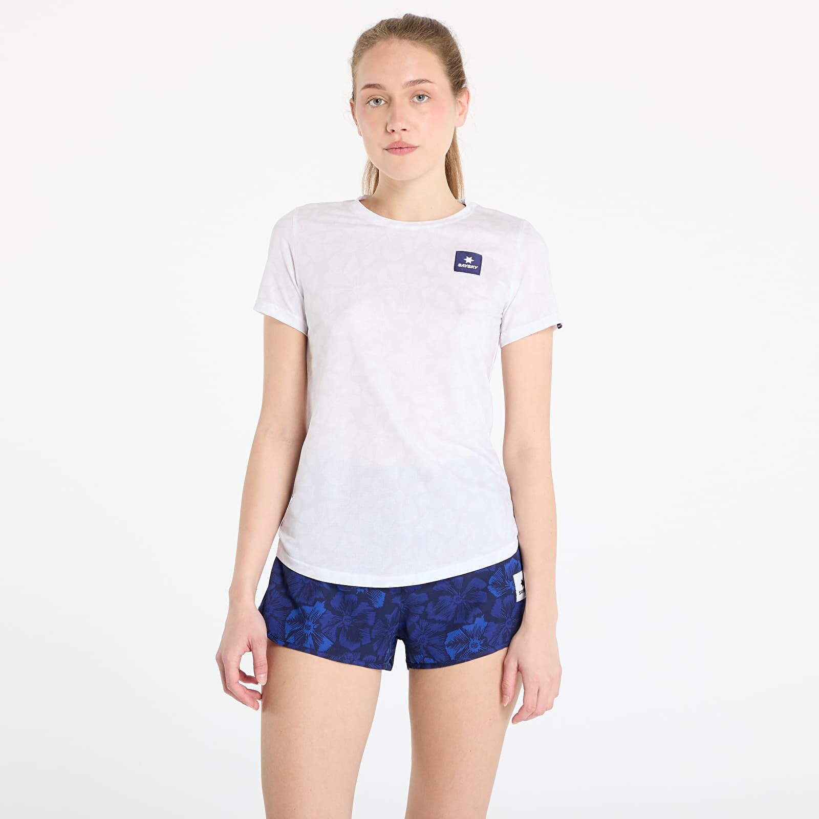 T-shirt SAYSKY W Flower Combat T-Shirt White AOP S