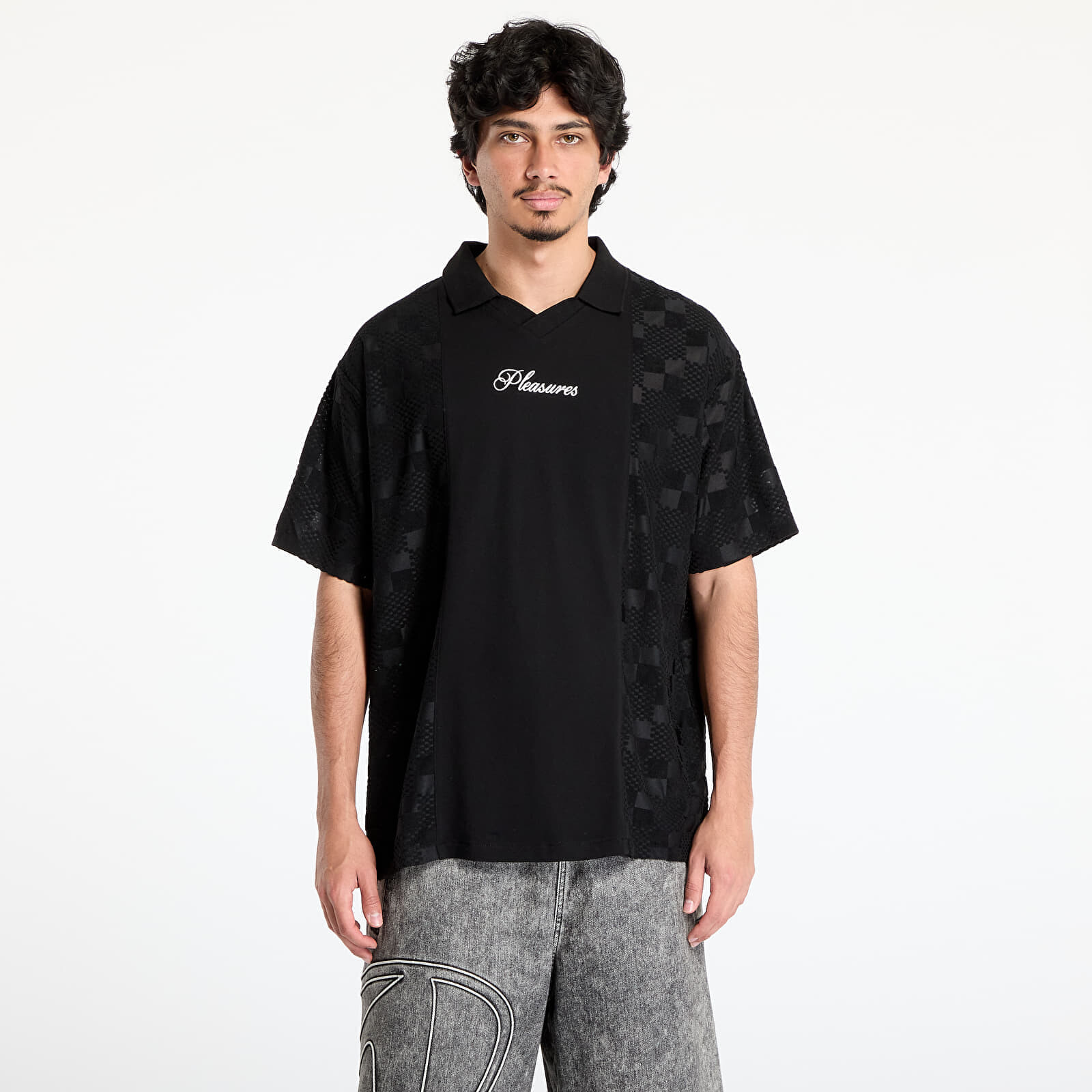 T-shirt PLEASURES Planets Polo Black S