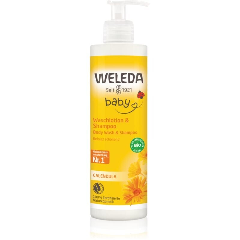 Weleda Baby 2-in-1 shampoo and cleansing gel for children Calendula officinalis 400 ml