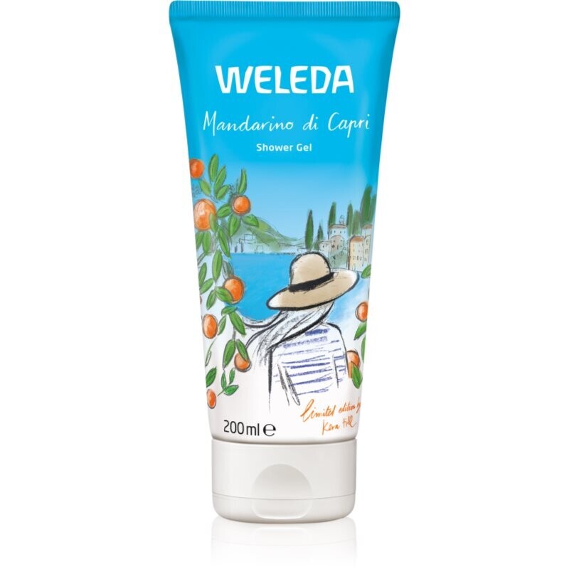 Weleda Mandarino di Capri refreshing shower gel with moisturising effect Mandarin, Lavender and Rosemary 200 ml