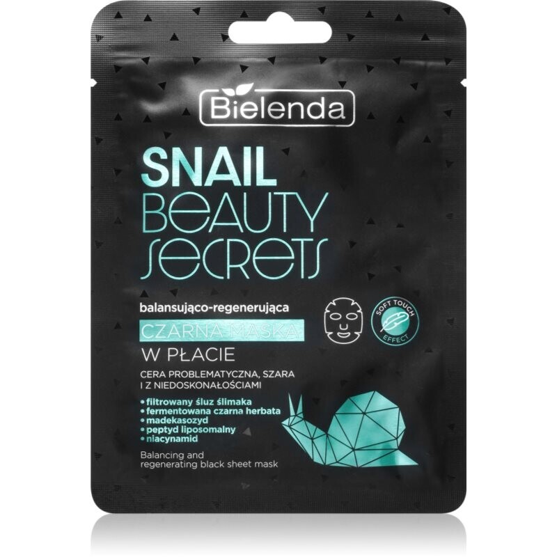 Bielenda Snail Beauty Secrets regenerating mask for problem skin, acne 1 pc