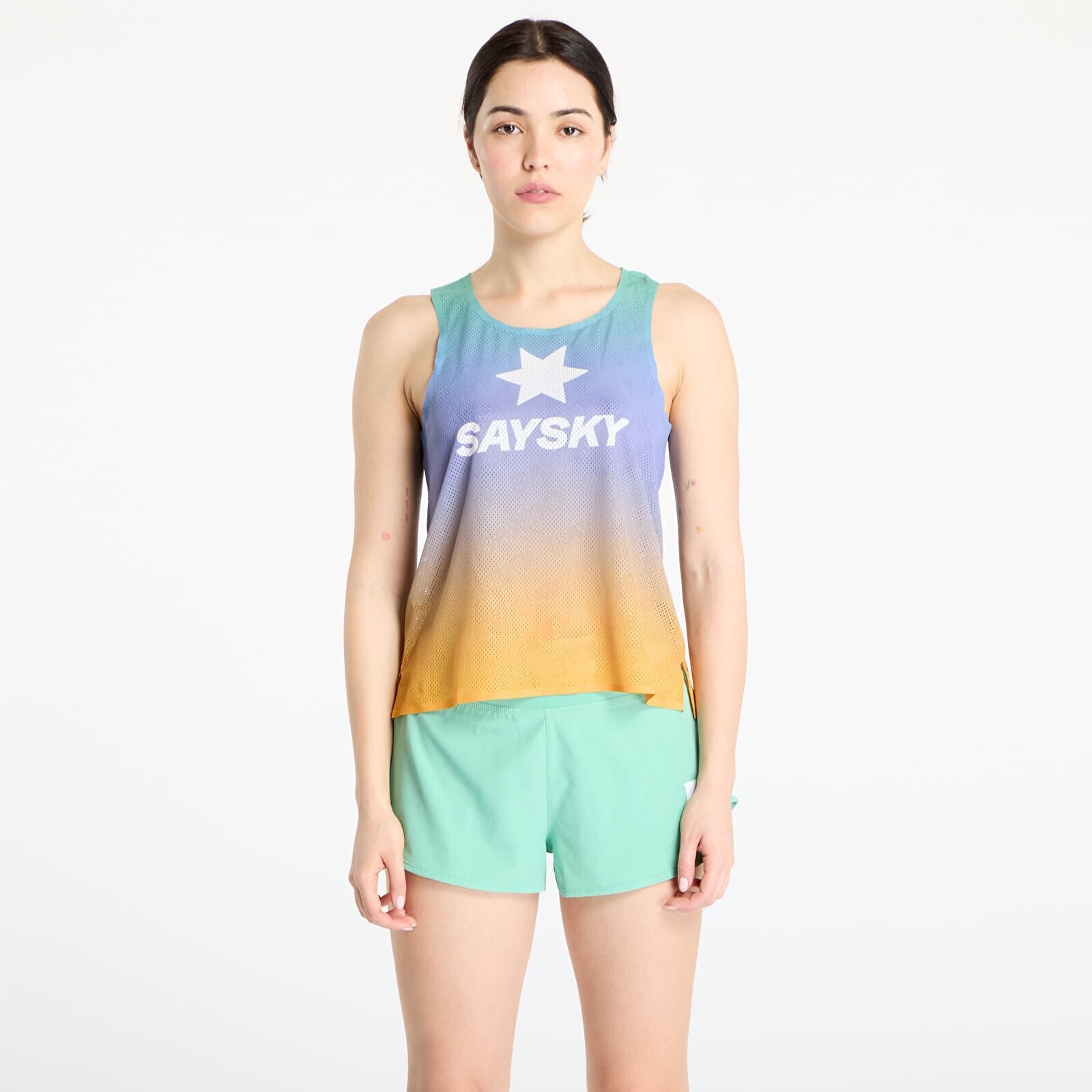 Tank top SAYSKY W Drip Dye Flow Air Singlet Purple Aop S