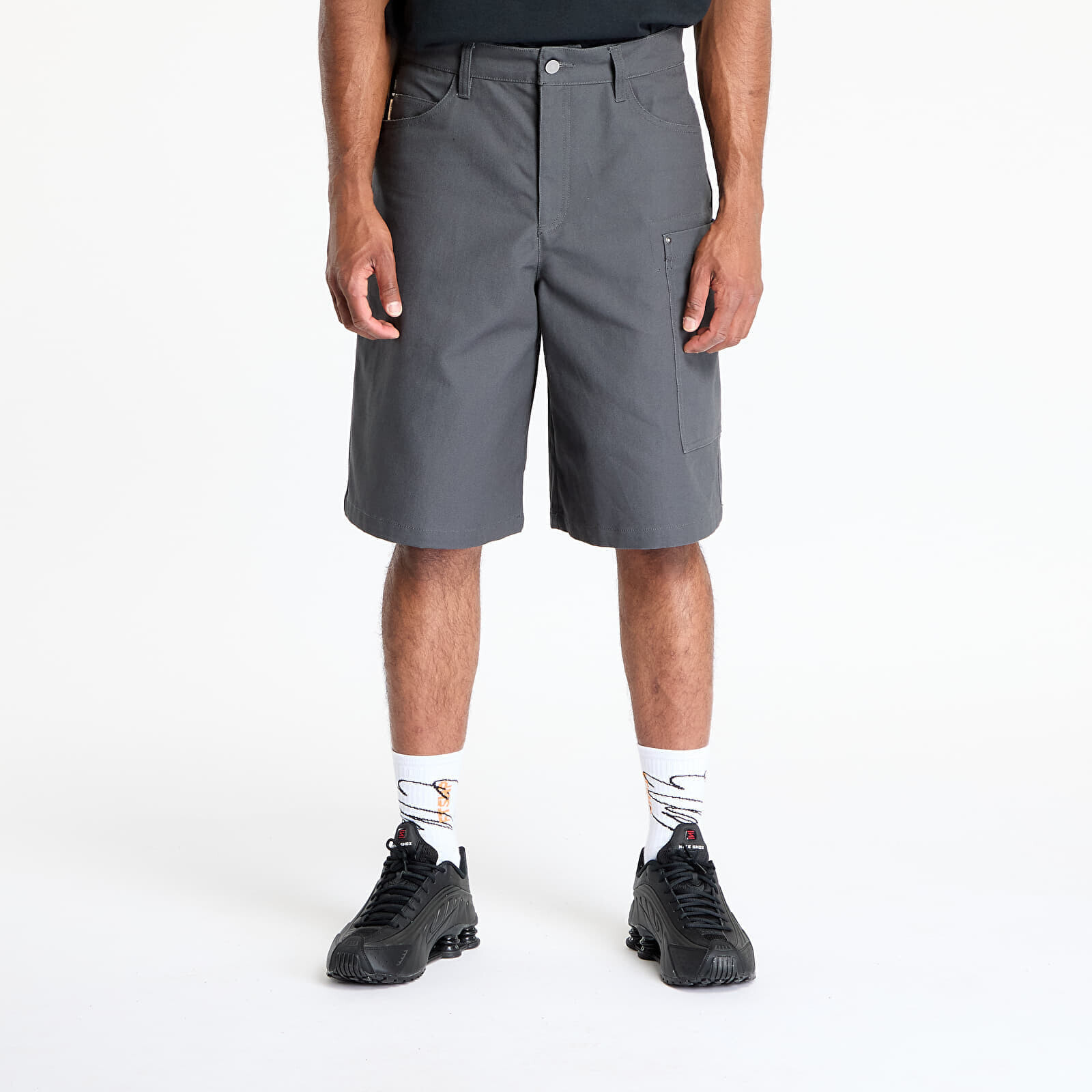 Shorts Nike Life Men's Big Canvas Shorts Anthracite/ Anthracite 34