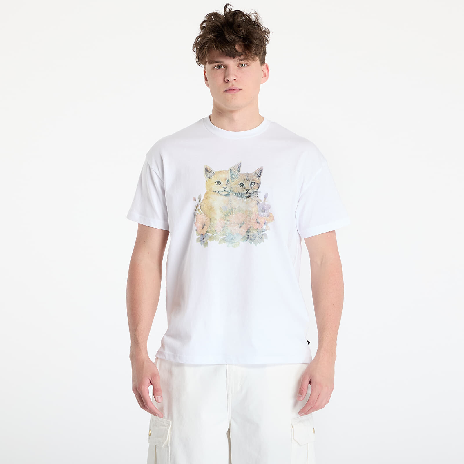 T-shirt Vans Smitten Oversized SS Tee White XS