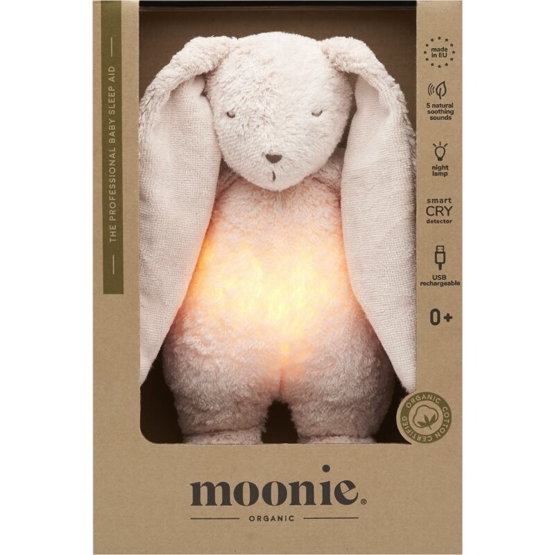 Moonie The Humming Friend 2.0 Organic Rose sleep toy with melody 1 pc