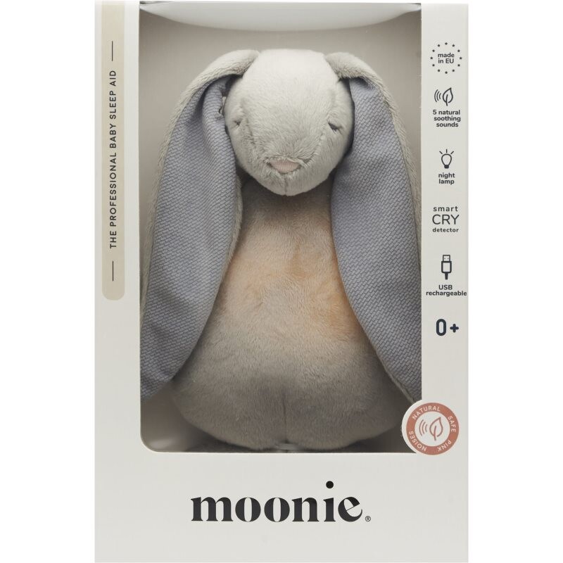 Moonie The Humming Friend 2.0 Silver sleep toy with melody 1 pc