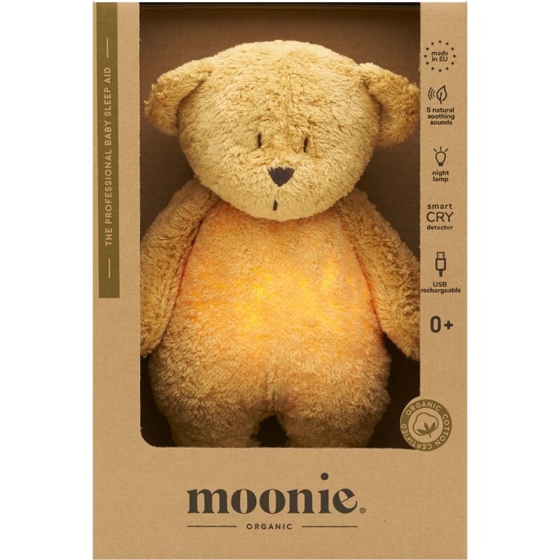 Moonie Bear 2.0 Organic Honey sleep toy with melody 1 pc