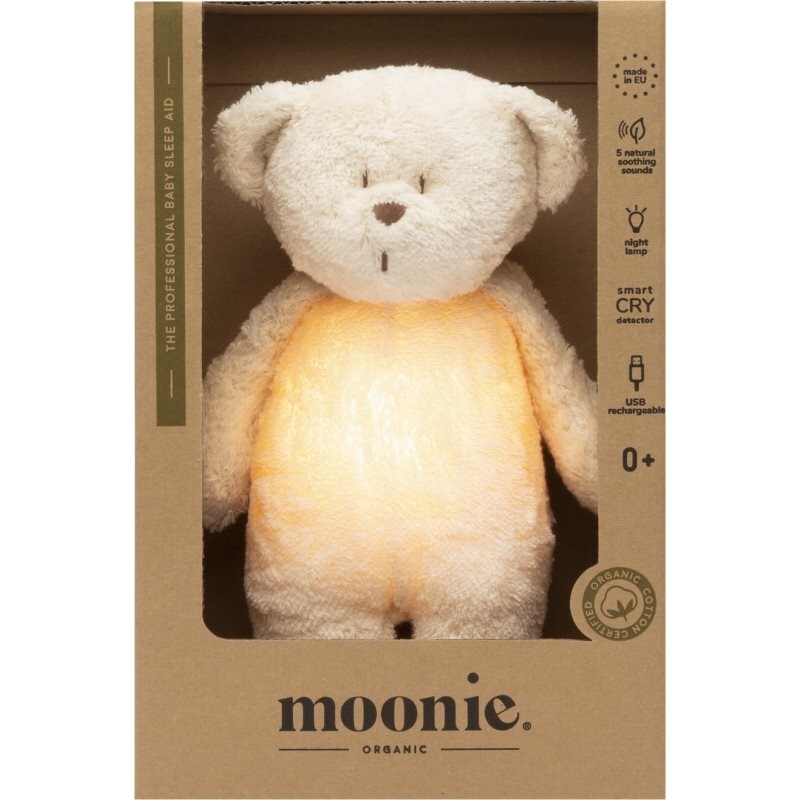 Moonie Bear 2.0 Organic Polar sleep toy with melody 1 pc