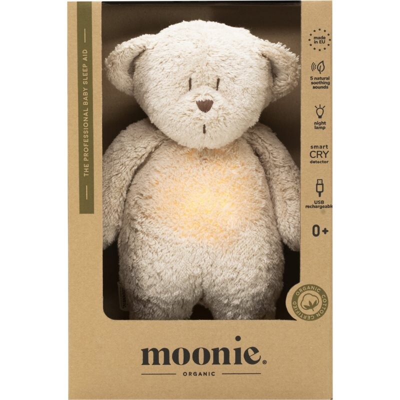 Moonie Bear 2.0 Organic Sand sleep toy with melody 1 pc