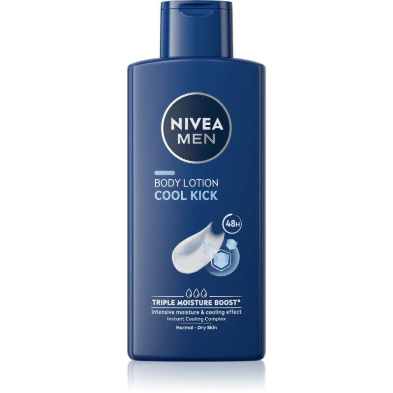 NIVEA MEN Cool Kick hydrating body lotion 400 ml