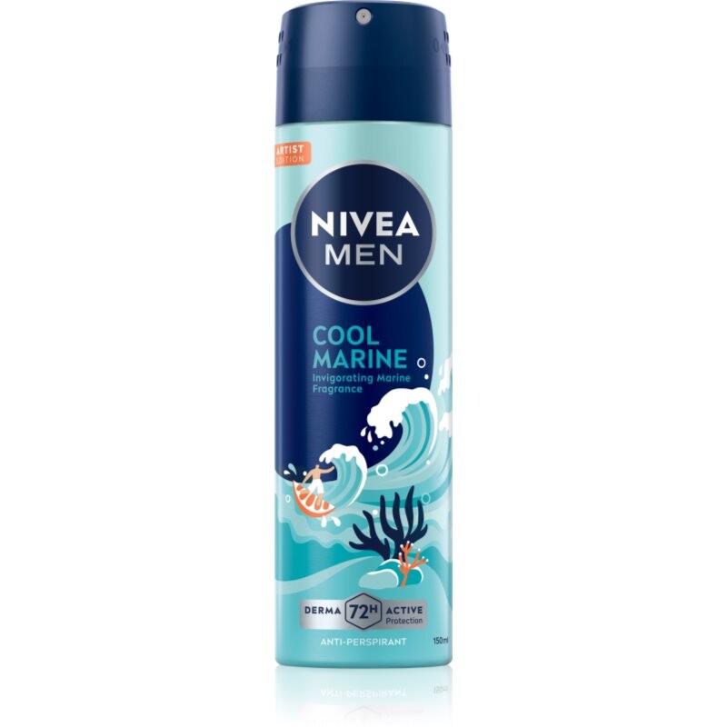 NIVEA MEN Cool Marine antiperspirant spray 150 ml