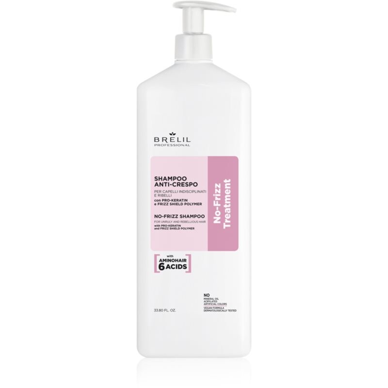 Brelil Professional No Frizz shampoo for unruly and frizzy hair 1000 ml