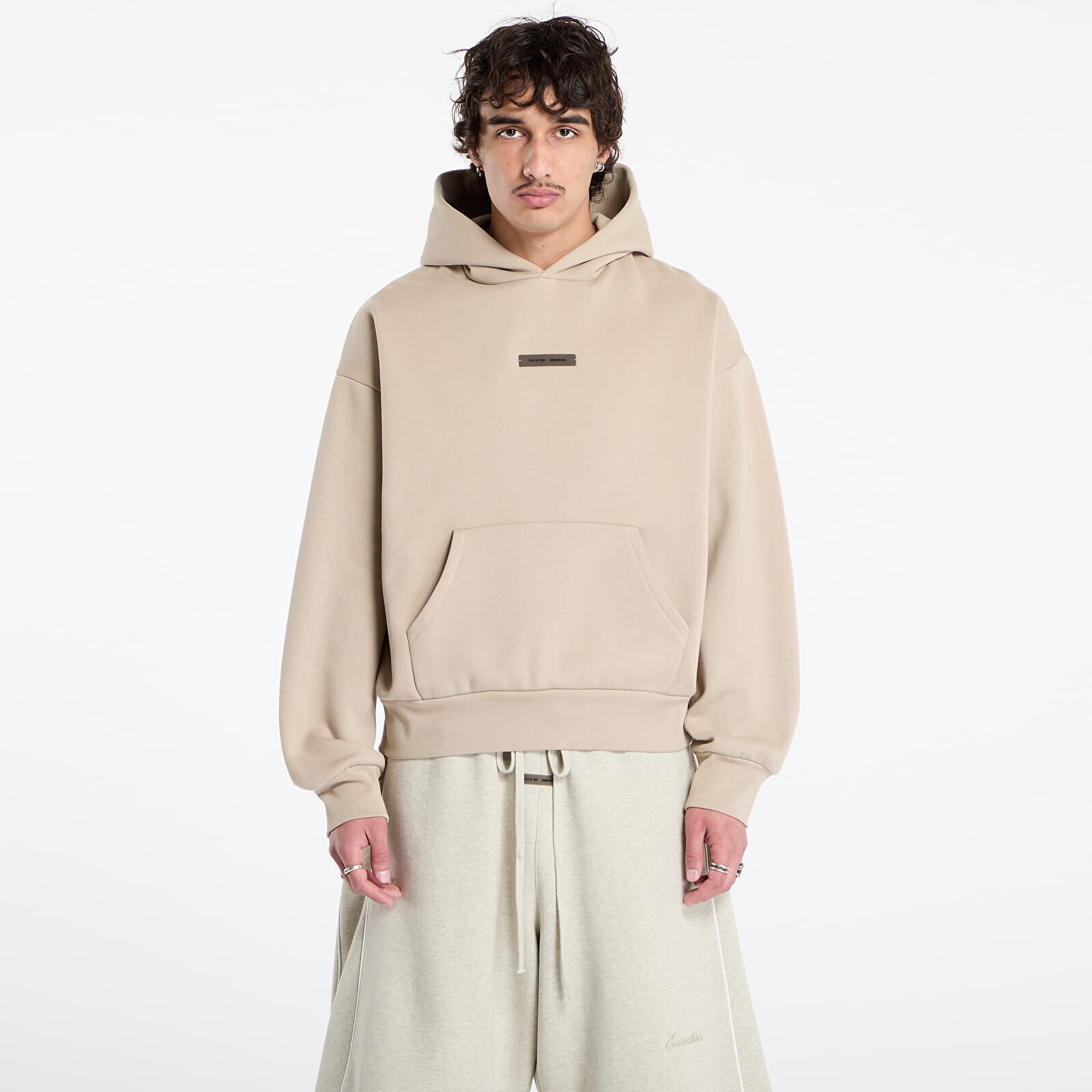 Sweatshirt Fear of God Essentials Classic Hoodie Timber XS