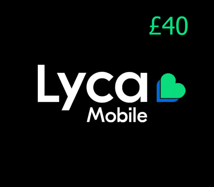 Lyca Mobile £40 Gift Card UK
